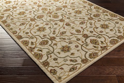Surya Carrington White 33 X 53 Area Rug CAR1003-3353 800-39086 Image 1