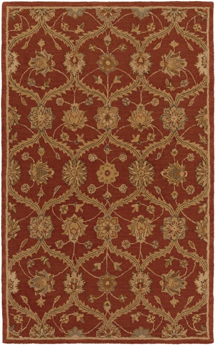 Surya Carrington Red 50 X 80 Area Rug CAR1006-58 800-39102 Image 0