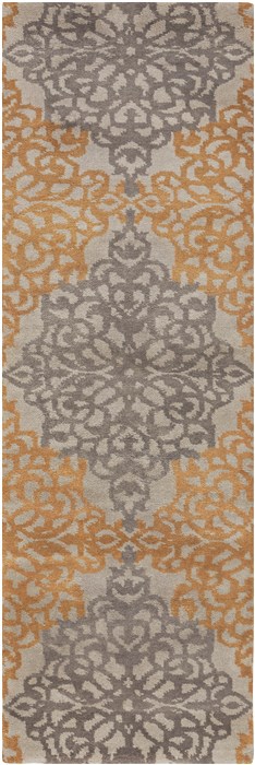 Surya Caspian Grey Runner 26 X 80 Area Rug CAS9914-268 800-39130 Image 0