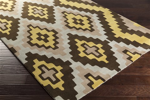 Surya Calaveras Yellow 33 X 53 Area Rug CAV4003-3353 800-39152 Image 1