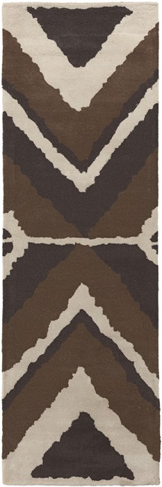 Surya Calaveras Brown Runner 26 X 80 Area Rug CAV4006-268 800-39166 Image 0