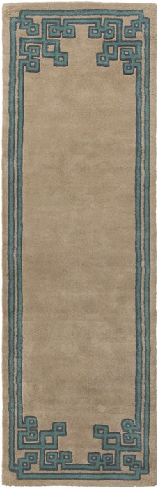 Surya Calaveras Blue Runner 26 X 80 Area Rug CAV4010-268 800-39186 Image 0