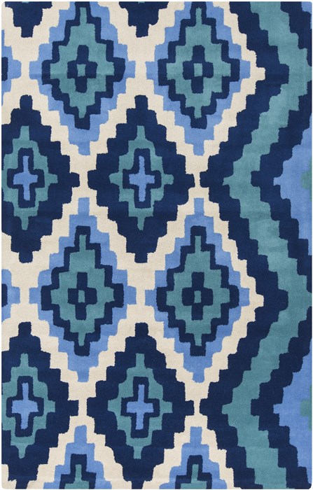 Surya Calaveras Blue 50 X 80 Area Rug CAV4012-58 800-39198 Image 0