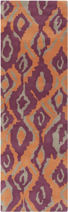 Surya Calaveras Purple Runner 26 X 80 Area Rug CAV4018-268 800-39226 Image 0
