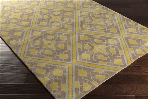 Surya Calaveras Yellow 33 X 53 Area Rug CAV4023-3353 800-39252 Image 1