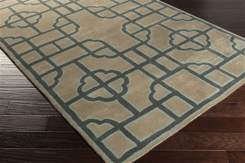 Surya Calaveras Green 50 X 80 Area Rug CAV4027-58 800-39273 Image 1