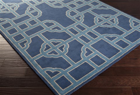 Surya Calaveras Blue 50 X 80 Area Rug CAV4031-58 800-39293 Image 1