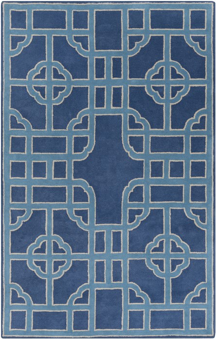 Surya Calaveras Blue 50 X 80 Area Rug CAV4031-58 800-39293 Image 0
