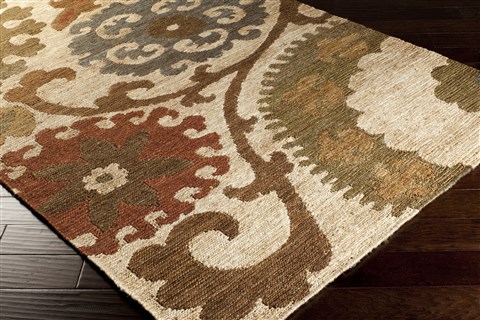 Surya Columbia Green 80 X 110 Area Rug CBA106-811 800-39322 Image 1
