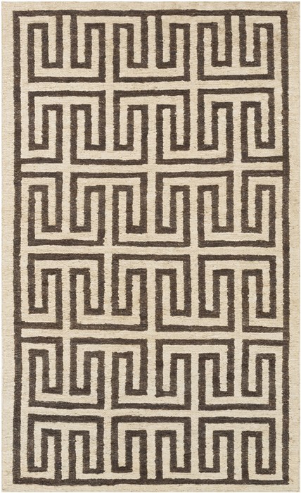 Surya Columbia Black 80 X 110 Area Rug CBA117-811 800-39352 Image 0