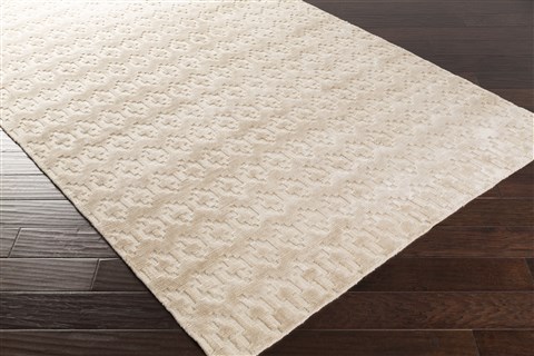 Surya Castlebury White 80 X 110 Area Rug CBY7000-811 800-39441 Image 1