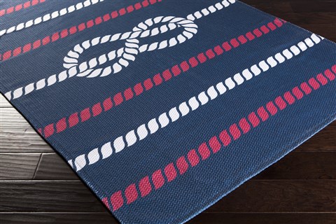 Surya Cape Cod Blue 40 X 60 Area Rug CCD1019-46 800-39509 Image 1