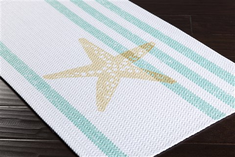 Surya Cape Cod Green 40 X 60 Area Rug CCD1021-46 800-39513 Image 1