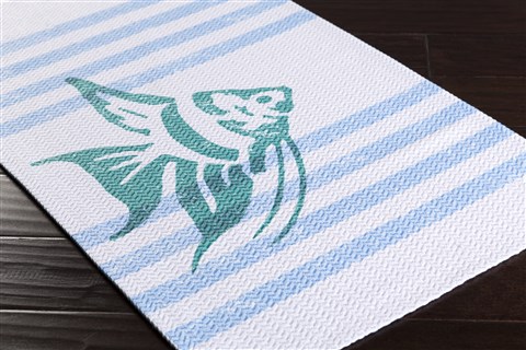 Surya Cape Cod Blue 40 X 60 Area Rug CCD1023-46 800-39517 Image 1