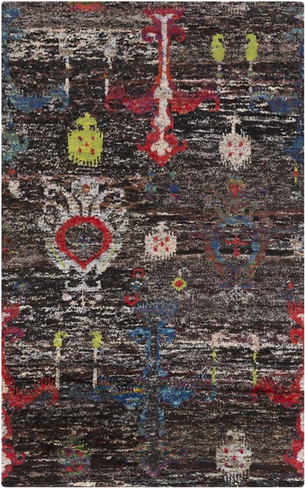 Surya Chocho Black 80 X 110 Area Rug CHO9000-811 800-39639 Image 0