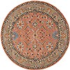 Surya Clifton Orange Round 80 X 80 Area Rug CLF1022-8RD 800-39711 Thumb 0