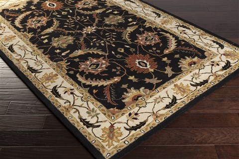 Surya Clifton Black 20 X 30 Area Rug CLF1023-23 800-39713 Image 1