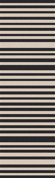 Surya Calvin Black Runner 26 X 80 Area Rug CLV1020-268 800-39857 Image 0