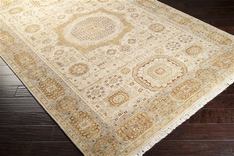 Surya Cambridge White 90 X 130 Area Rug CMB8001-913 800-39941 Image 1