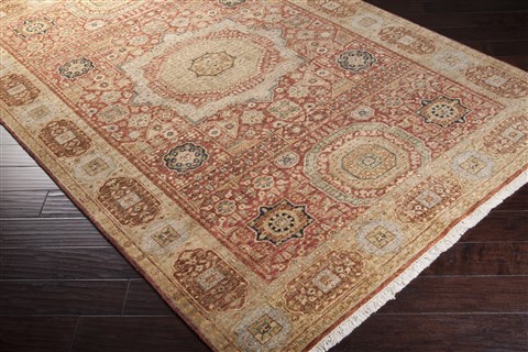 Surya Cambridge Red 90 X 130 Area Rug CMB8008-913 800-39969 Image 1