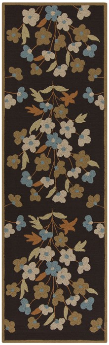 Surya Cannes Brown Runner 26 X 80 Area Rug CNS5406-268 800-40009 Image 0