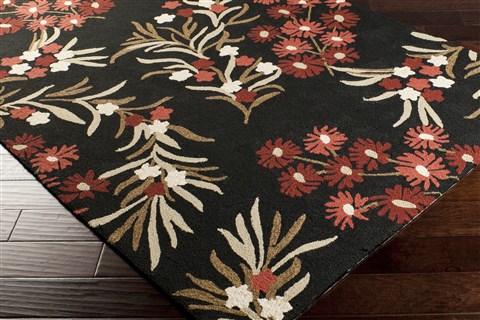 Surya Cannes Black 80 X 100 Area Rug CNS5410-810 800-40022 Image 1