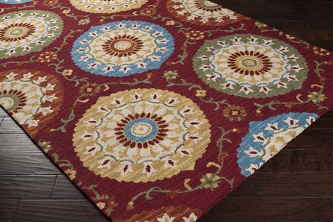 Surya Centennial Red 50 X 80 Area Rug CNT1050-58 800-40036 Image 1