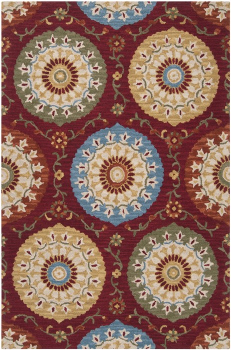 Surya Centennial Red 50 X 80 Area Rug CNT1050-58 800-40036 Image 0
