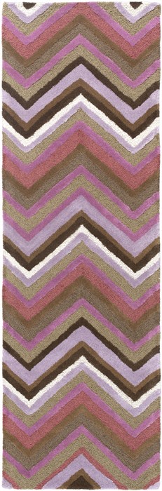 Surya Centennial Purple Runner 26 X 80 Area Rug CNT1071-268 800-40070 Image 0
