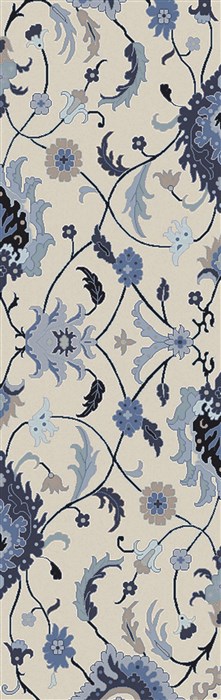 Surya Centennial Blue Runner 26 X 80 Area Rug CNT1096-268 800-40130 Image 0