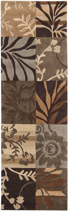 Surya Cosmopolitan Brown Runner 26 X 80 Area Rug COS8817-268 800-40258 Image 0