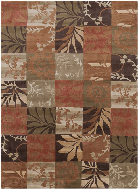 Surya Cosmopolitan Red 90 X 130 Area Rug COS8818-913 800-40270 Image 0