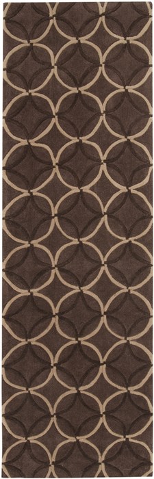 Surya Cosmopolitan Brown Runner 26 X 80 Area Rug COS8868-268 800-40293 Image 0