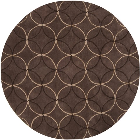 Surya Cosmopolitan Brown Round 80 X 80 Area Rug COS8868-8RD 800-40297 Image 0