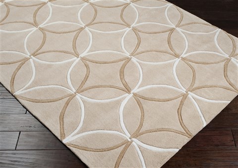 Surya Cosmopolitan White 90 X 130 Area Rug COS8869-913 800-40305 Image 1
