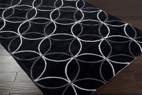 Surya Cosmopolitan Black 90 X 130 Area Rug COS8872-913 800-40312 Image 1