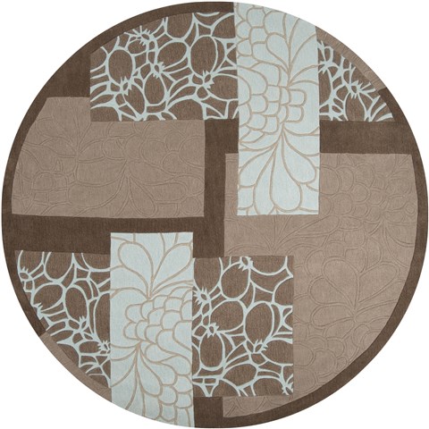 Surya Cosmopolitan Blue Round 80 X 80 Area Rug COS8890-8RD 800-40339 Image 0