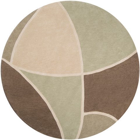 Surya Cosmopolitan Green Round 80 X 80 Area Rug COS8893-8RD 800-40346 Image 0