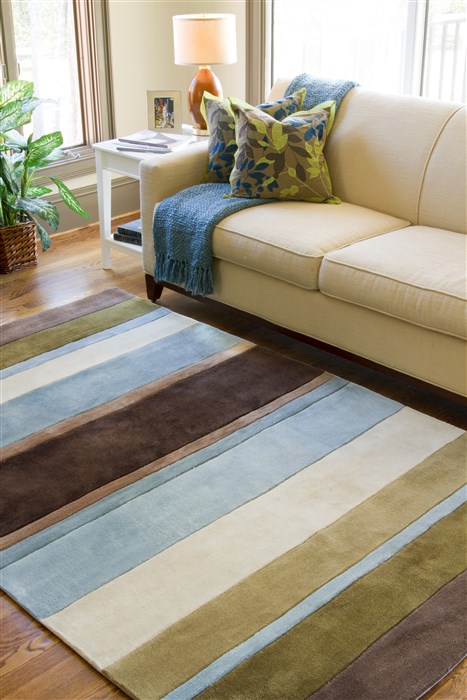 Surya Cosmopolitan Grey Round 80 X 80 Area Rug COS8904-8RD 800-40353 Image 2