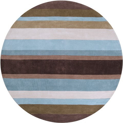 Surya Cosmopolitan Grey Round 80 X 80 Area Rug COS8904-8RD 800-40353 Image 0