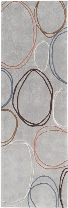 Surya Cosmopolitan Grey Runner 26 X 80 Area Rug COS8992-268 800-40381 Image 0