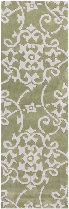 Surya Cosmopolitan Green Runner 26 X 80 Area Rug COS9047-268 800-40398 Image 0
