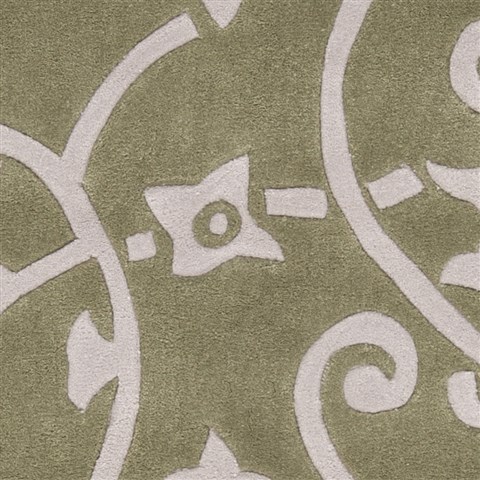 Surya Cosmopolitan Green Round 80 X 80 Area Rug COS9047-8RD 800-40402 Image 1