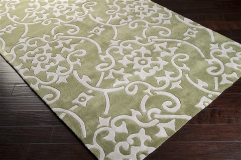 Surya Cosmopolitan Green 90 X 130 Area Rug COS9047-913 800-40403 Image 1