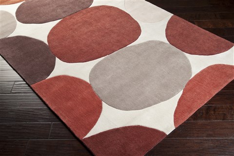 Surya Cosmopolitan Red 80 X 110 Area Rug COS9052-811 800-40413 Image 1