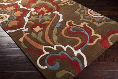 Surya Cosmopolitan Brown 20 X 30 Area Rug COS9056-23 800-40416 Image 1