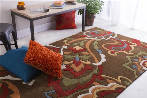Surya Cosmopolitan Brown 20 X 30 Area Rug COS9056-23 800-40416 Image 5