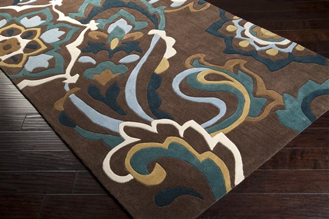Surya Cosmopolitan Brown 20 X 30 Area Rug COS9057-23 800-40423 Image 1