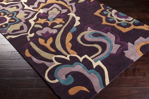 Surya Cosmopolitan Purple 80 X 110 Area Rug COS9061-811 800-40438 Image 1