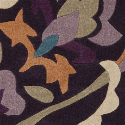 Surya Cosmopolitan Purple Round 80 X 80 Area Rug COS9061-8RD 800-40439 Image 1